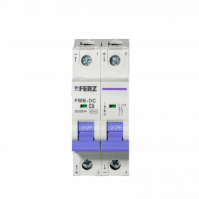 FMB-DC 6kA 2P 06 х-ка C, DC500В Автоматический выключатель FERZ