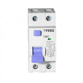 FMC-1P+N 40A 30mA 6kA тип AC, 2M УЗО FERZ