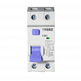 FMC-1P+N 63A 30mA 6kA тип AC, 2M УЗО FERZ