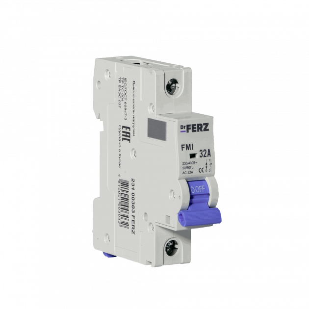 FMI-1P 32A Модульный выключатель нагрузки FERZ
