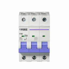 FMI-3P 25A Модульный выключатель нагрузки FERZ