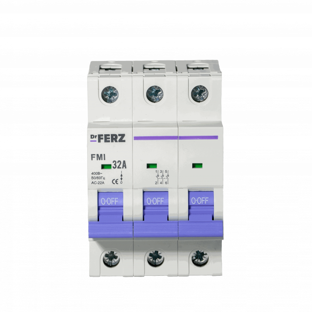 FMI-3P 32A Модульный выключатель нагрузки FERZ