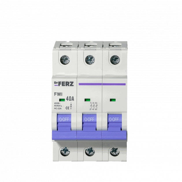 FMI-3P 40A Модульный выключатель нагрузки FERZ