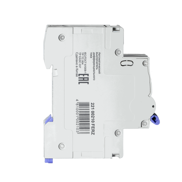FMO-EL-1P+N 10A 30mA 6kA тип AC, х-ка C, 2M Диф. автомат FERZ