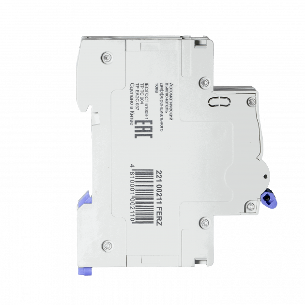 FMO-EL-1P+N 16A 30mA 6kA тип AC, х-ка C, 2M Диф. автомат FERZ