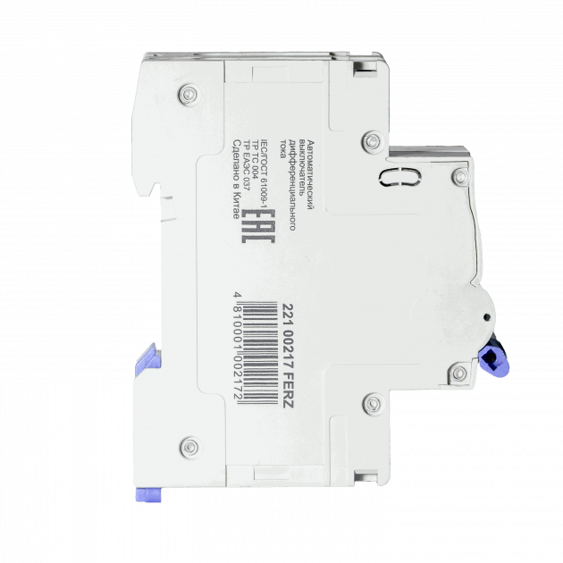 FMO-EL-1P+N 63A 30mA 6kA тип AC, х-ка C, 2M Диф. автомат FERZ