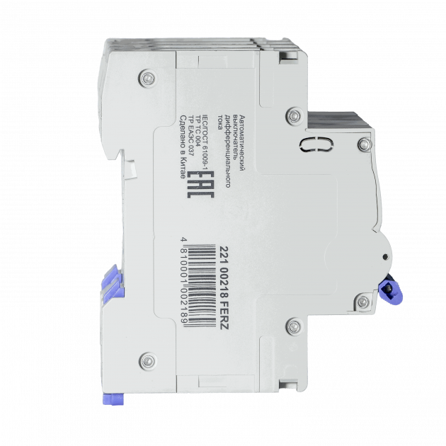 Диф. автомат FMO-EL-3P+N 06А 30мА 6кА тип AC, х-ка C, 4M FERZ