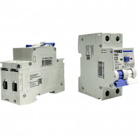 FMO-EL-1P+N 63A 30mA 6kA тип AC, х-ка C, 2M Диф. автомат FERZ