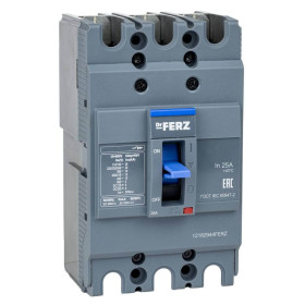Авт. выкл. FERZ CEZC-N-100-TM/3Р 25A 15кА