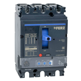 Авт. выкл. FERZ CNSX-N-100-ML5.2/3P 40А 50кА с электрон. расцепителем, LCD