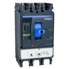 Авт. выкл. FERZ CNSX-N-400-TM-D 400А 50кА с рег. термомаг. расцепителем