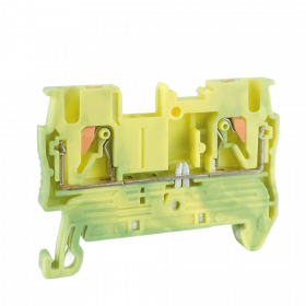 FJT-205-10PE Клемма заземляющая проходная, пружинные зажимы