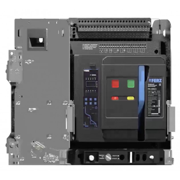 Воздушный авт. выкл. FPA-1-F-1600/3P-1600A 55кА стационарный AC220В тип M FERZ