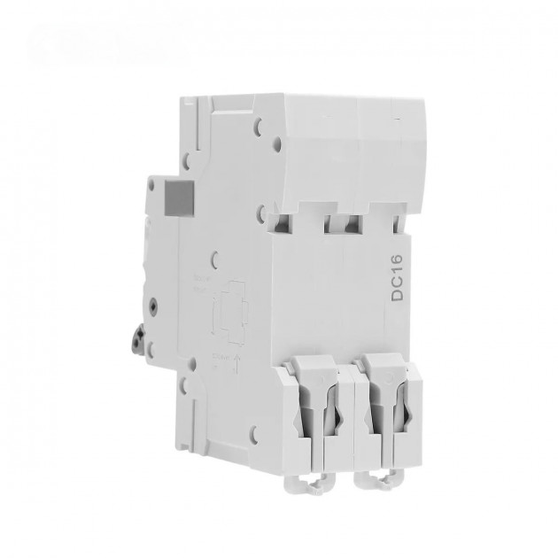 Автоматический выключатель постоянного тока GYM9HDC-2P-10B, 2P, 10A, хар-ка B, 6kA, 250VDC, 2M