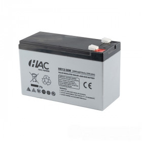 Батарея аккумуляторная HAC HR12-36W, F2, 12V/9Ah, 151х65х94(100) ДхШхВ, 2.5 кг, 8 лет