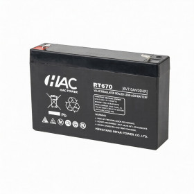 Батарея аккумуляторная HAC RT1290, F2, 12V/9Ah, 151х65х94(100) ДхШхВ, 2.3 кг, 6-8 лет