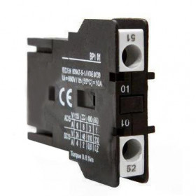 Блок-контакт вспом. BP1 01, 6A(230VAC), 1NC, боковой монтаж, для CM1