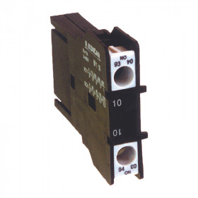 Блок-контакт Rade Koncar вспом. BP1 10 6A(230VAC), 1NO, боковой монтаж, для CM1