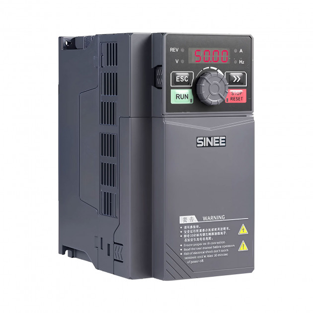 Преобразователь частоты SINEE EM730-1R5-2B, 1ф вход/3ф выход, 230VAC, 1.5kW, 8.0/8.5A, IP20, корп.A1