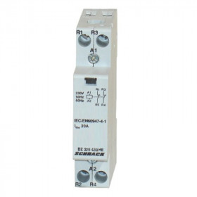 Модульный контактор Schrack DIN 20A по AC1, 230VAC 2НЗ контакт, 1модуль AMPARO
