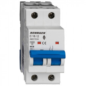 Автоматический выключатель Schrack AM 10кА 2p C 16A
