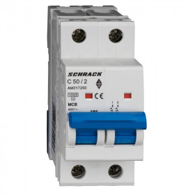 Автоматический выключатель Schrack AM 10кА 2p C 50A