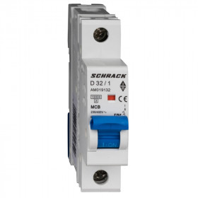 Автоматический выключатель Schrack AM 10кА 1p D 32A