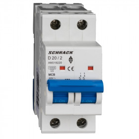 Автоматический выключатель Schrack AM 10кА 2p D 20A
