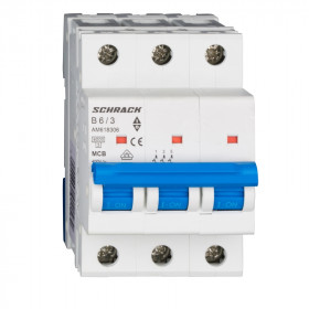 Автоматический выключатель Schrack AM 6кА 3p B 06A