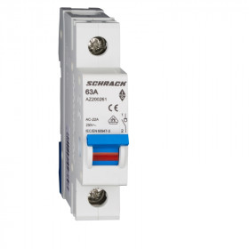 Выключатель нагрузки Schrack Isolator AZ 1p 063A,