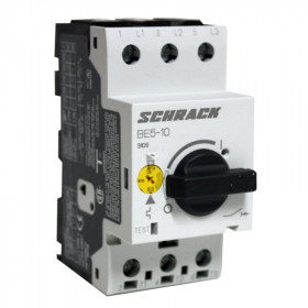Автомат защиты электродвигателя Schrack BE5 3p 10,00A (6,30-10,00) 4,00кВт
