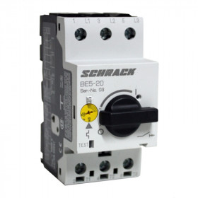 Автомат защиты электродвигателя Schrack BE5 3p 20,00A (16,00-20,00) 9,00кВт