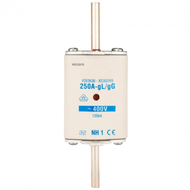 Плавкая вставка Schrack ISP01gG 160 типоразмер NH-01gL/gG 250A/160A AC400V/100kA с индикатором Combi