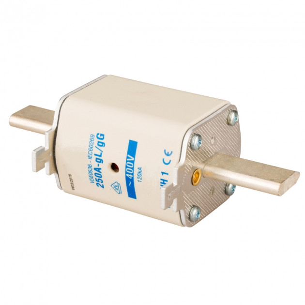 Плавкая вставка Schrack ISP01gG 160 типоразмер NH-01gL/gG 250A/160A AC400V/100kA с индикатором Combi