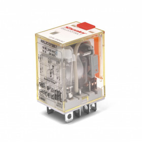 Реле RKL1CO730LT, 1CO, 16A(250VAC/30VDC), 230VAC, мех. индикация, тест-кнопка с блокировкой, LED