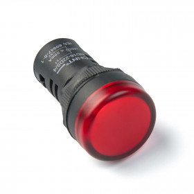 Сигнальная лампа ND16-22DS/4C красная IP65 230В АС компактный корпус CHINT