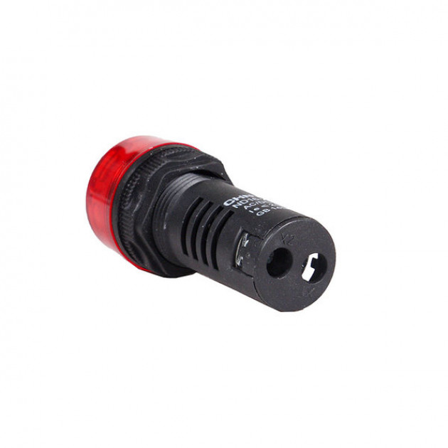 Сигнализатор звуковой ND16-22FS Φ22 мм красный LED АС220В (R) (CHINT)