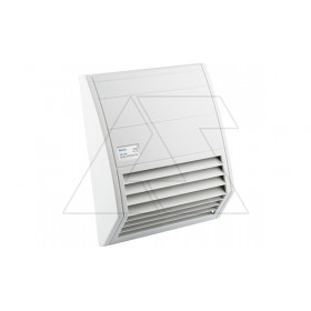 Фильтр-решетка EFF c решеткой снизу, габариты 226x209x50мм, вырез 176x176мм, степень фильтрации 94%, IP55, RAL7035