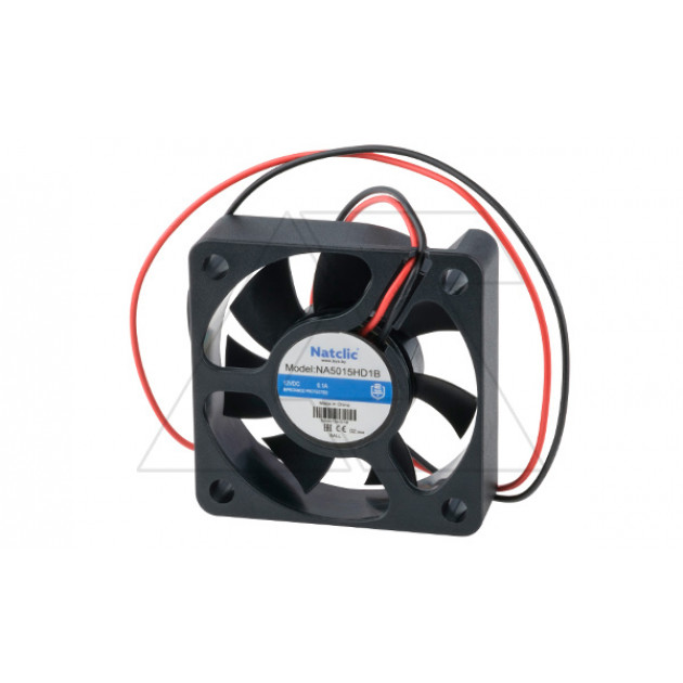 Вентилятор осевой NA, 50x50x15мм, 12VDC, 24м3/ч, 1,2Вт, 5600об/мин, 34дБА, подшипник качения