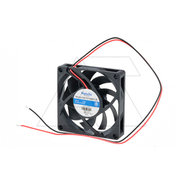 Вентилятор осевой NA, 70x70x15мм, 12VDC, 56,4м3/ч, 2,16Вт, 3800об/мин, 33дБА, подшипник качения