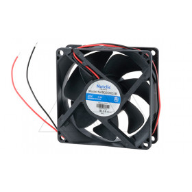 Вентилятор осевой NA, 80x80x25мм, 24VDC, 71,4м3/ч, 3,36Вт, 3600об/мин, 36дБА, подшипник качения