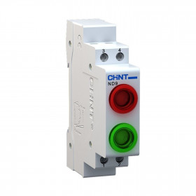 Индикатор ND9-2/gr  красный+зелёный, AC/DC230В (LED) (CHINT)