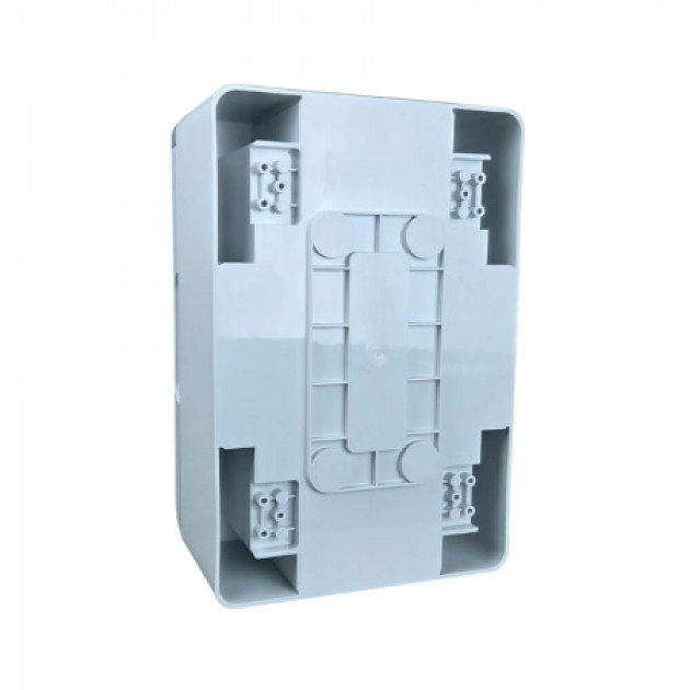 Пластиковый корпус 300х200х130 (ВхШхГ) серая дверь, с монтажной платой, Design Pro Series IP67