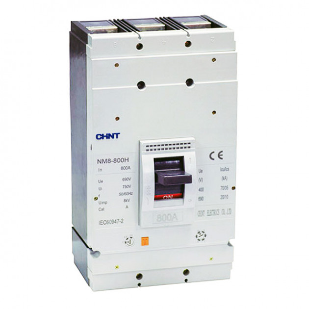 Автоматический выключатель NM8-800S 3Р 630А 50кА (CHINT)