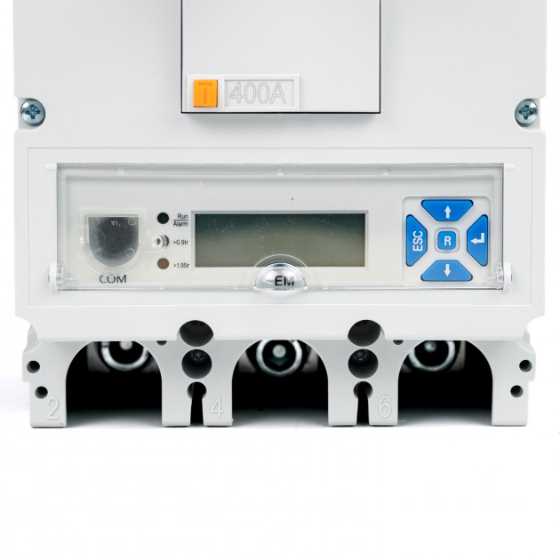 Автоматический выключатель NM8N-400Q EM 3P 250А 70кА с электрон. расцепителем, LCD (R)(CHINT)