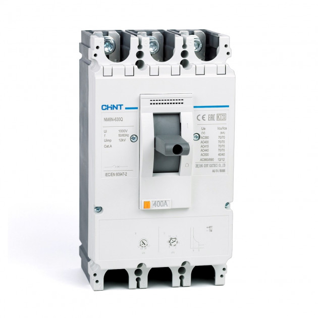 Автоматический выключатель NM8N-630R TM 3P 315А 150кА с рег. термомаг. расцепителем (R) (CHINT)