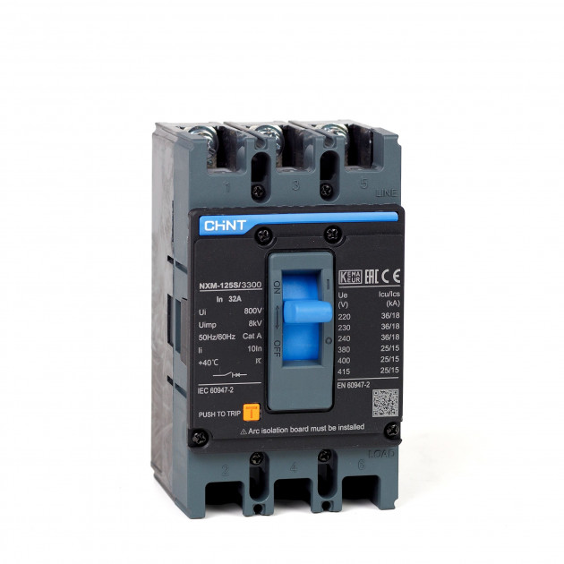 Автоматический выключатель NXM-125S/3P 32A 25кА (CHINT)