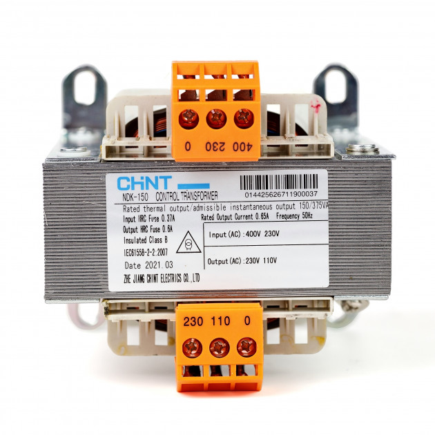 Однофазный трансформатор NDK-150ВА 400 230/230 110 IEC (R) (CHINT)